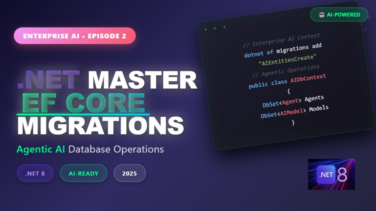Mastering EF Core Migrations & Data Operations in .NET 8